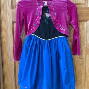 Disney Anna Costume with Pink and Blue